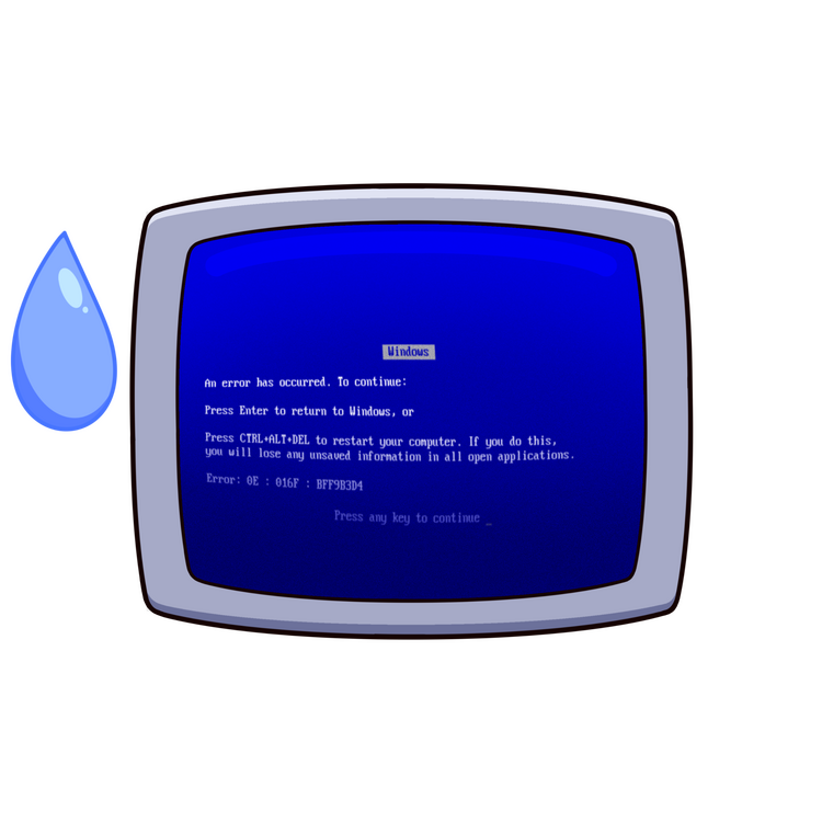 Sticker, Dez Bluescreen